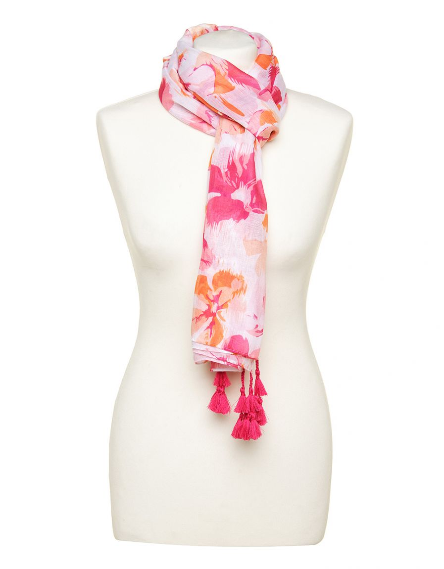 Foulard imprimé floral