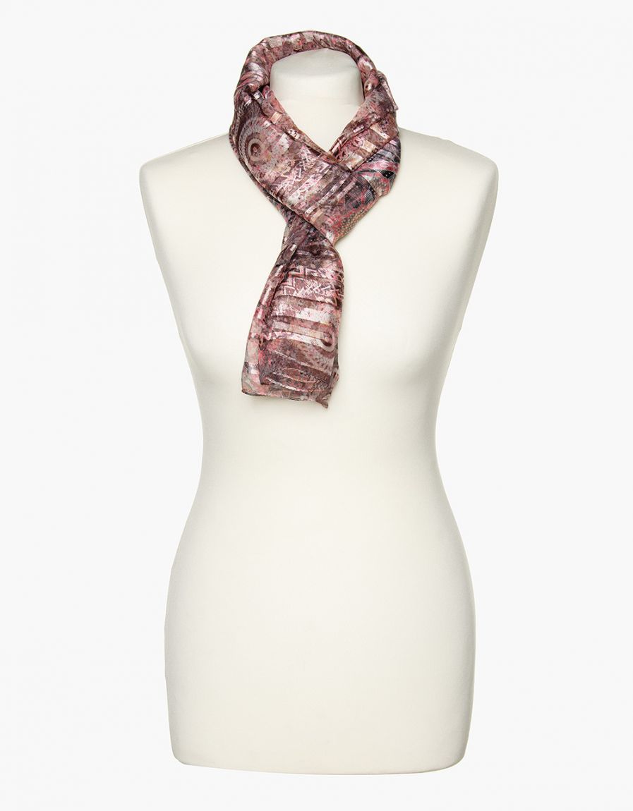 Foulard chic rose