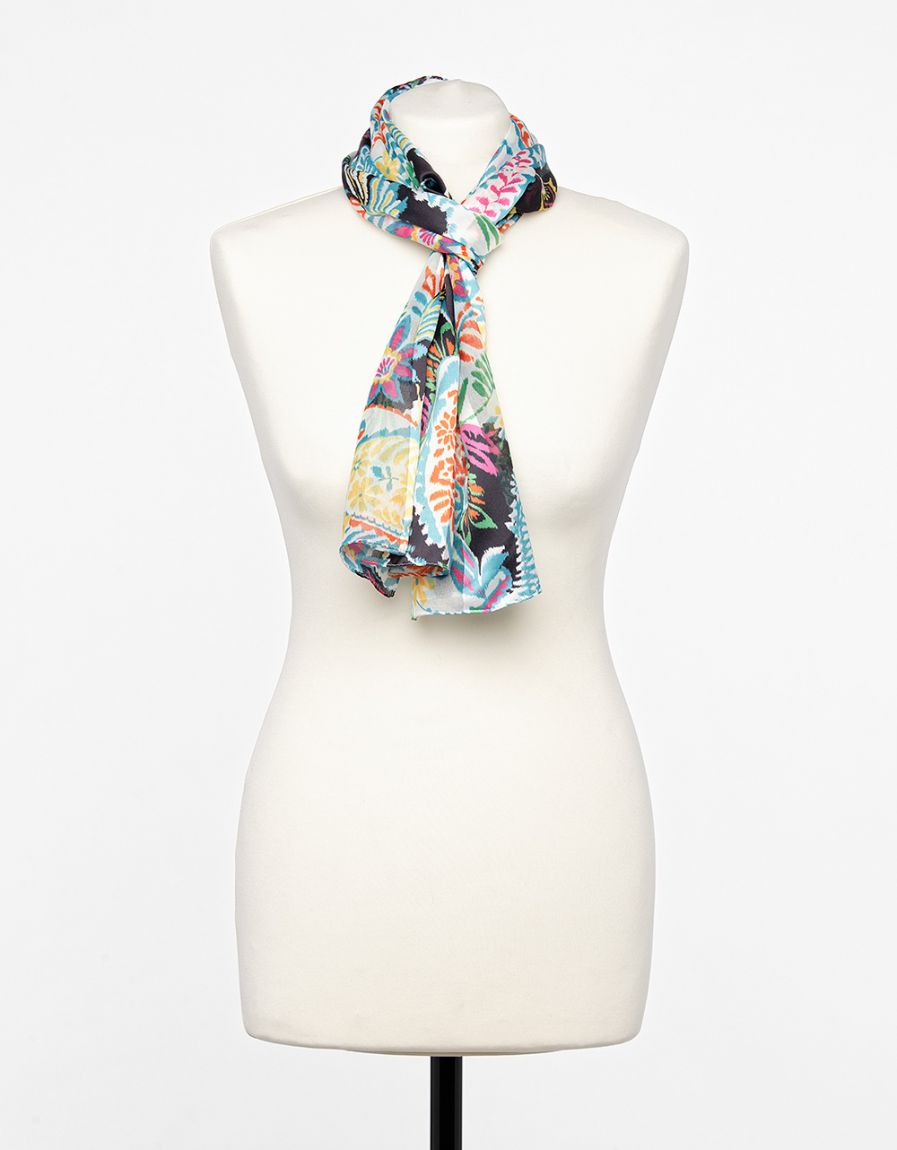 Foulard satiné imprimé